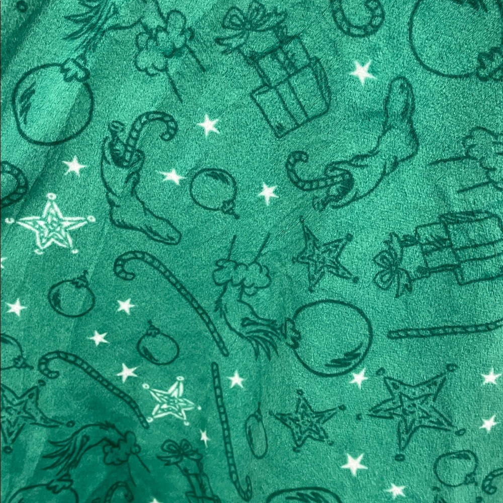 Green Grinch juniors dress nwt soft XXS (00) holiday Christmas outfit. - Picture 5 of 12